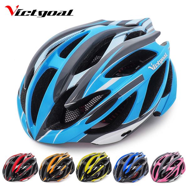 

victgoal mountain road bike helmets ultralight bicycle helmet back light men women sun visor breathable cycling taillight helmet