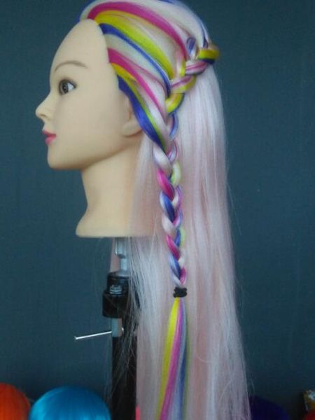 2020 K1x Head Mold Exercise Head Hair Braided Hair Makeup Wig