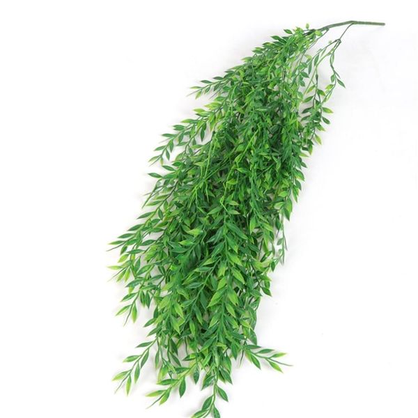 

long style hanging plant vine artificial plant willow wall home decoration balcony decoration flower basket accessories