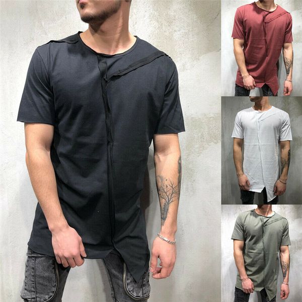 

men gym sport crew neck t-shirt muscle basic tee trainer casual new men o neck gym sport fitness t-shirt basic casual tee