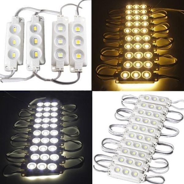 Arka Işık LED Modülleri Enjeksiyon ABS Plastik RGB Led Modülleri Suya Dayanıklı IP67 3LED'ler 5050 Led Vitrin Lambası