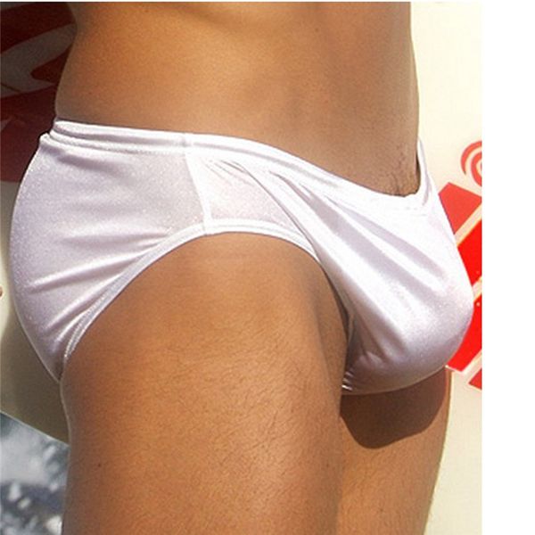 

men swimsuit briefs swimming trunks solid breathable beach pants running swimming underwear thong sunga mayo bikini a40