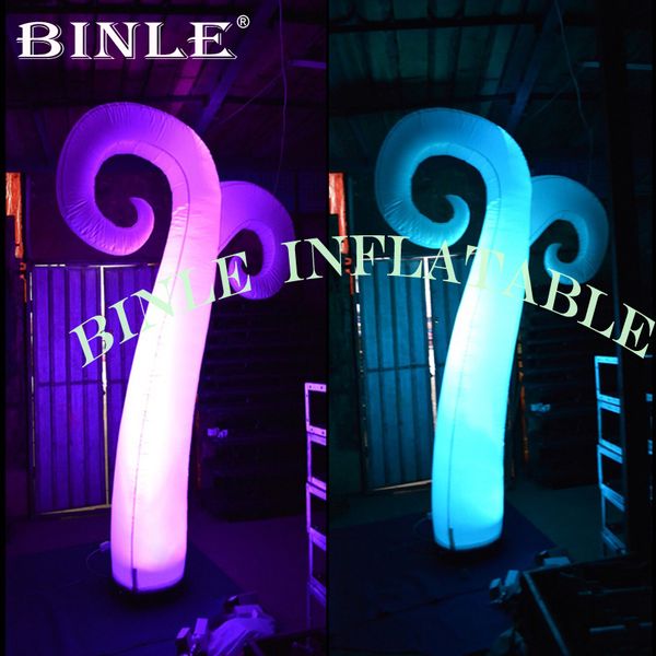 

горячий 2pcs продажи стоя надувного барана рог водить для свадебного украшения