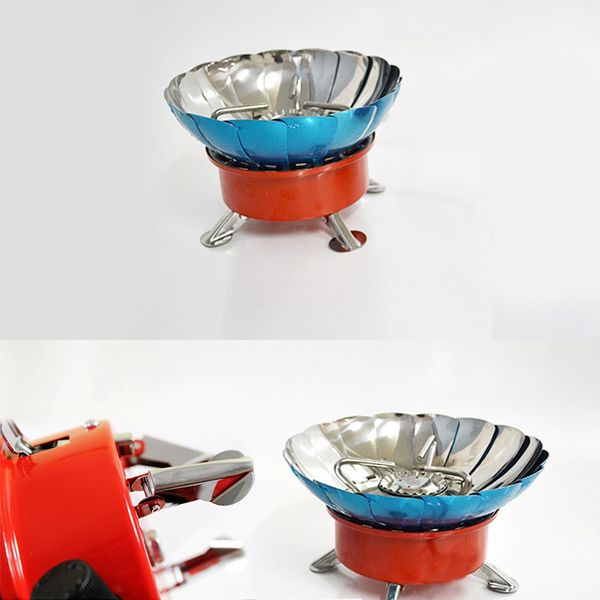 

4 type windproof stove cooker cookware gas burners for camping picnic cookout bbq