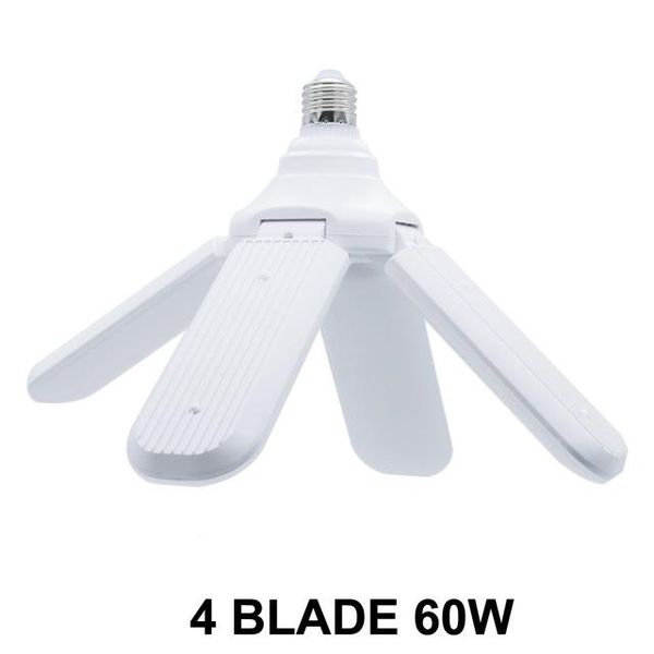 compre 110 265v e27 bombilla led bombilla plegable para ventilador 30w 45w 60w lampara led super brillante blanco 6500k para luz de techo para