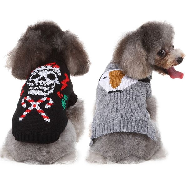 

cute dog sweaters dog coat dogs autumn winter sweater jackets puppy warm outfits christmas elk coat for small medium n