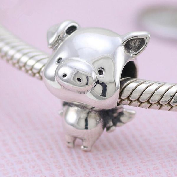 Nuevo cerdo encanto Grano para Pulsera o Collar