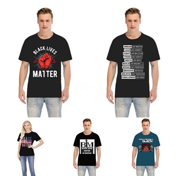 

black lives matter2020 the newluxury mens designer t shirts men women paris print short sleeves fashion mens designer t shirt black white #6, Gray;blue
