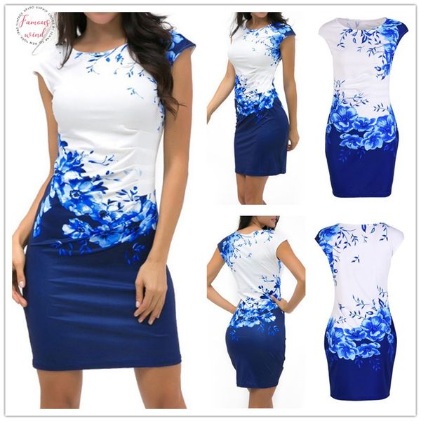 

2020 floral summer slim draped mini party dresses plus size women casual sleeveless print dress bodycon office lady dress vestidos, Black;gray