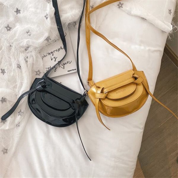 

mini patent cross body messenger bag for women 2020 classic leather shoulder crossbody hand bags purses handbags