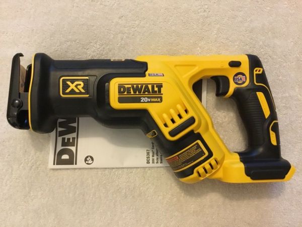 

New dewalt dc 367b 20v 20 volt max xr bru hle variable peed reciprocating aw