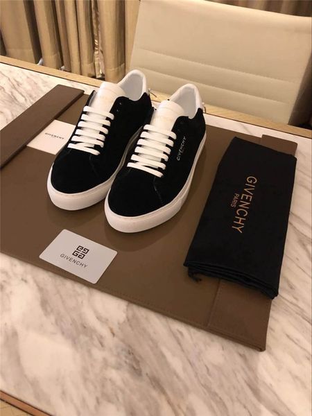 

fast shipping fashion luxury design men's platform shoes flat cow nubuck leather shoes fashion sneakers classic retro men's casual, Black