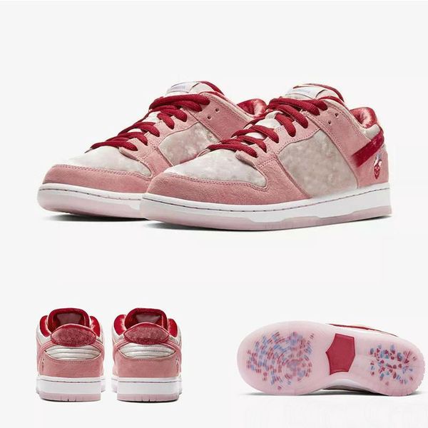 

sures for love strangelove x sb dunk low pink chaussures oman shoes36-46