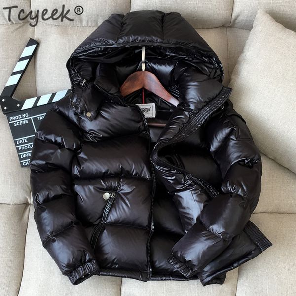 Frauen Unten Parkas Winter Jacke Frauen 2022 Mantel Dicke Warme Weibliche Mit Kapuze Kurze Mäntel LWL1116