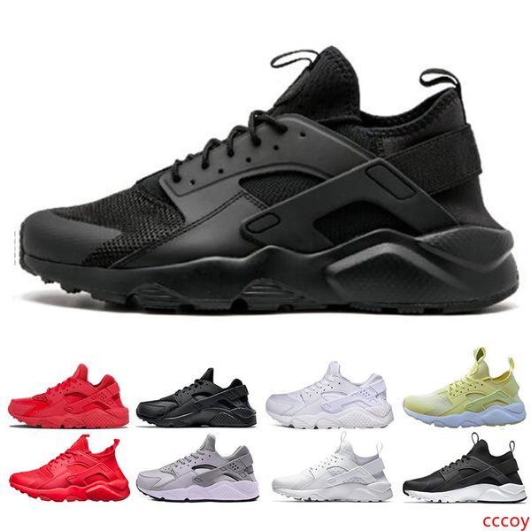 

2019 huarache 1,0 4,0 run ультра se iv мужчины кроссовки trainer тройной черный красный серый легкий спортивный спорт открытый кроссовки