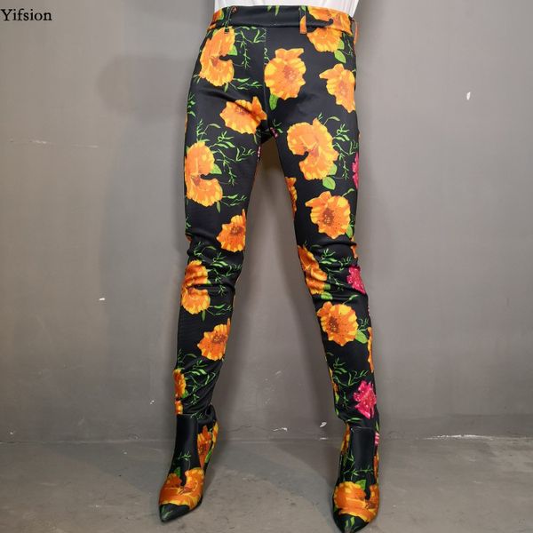 

rontic new women spring pantyhose boots stiletto high heels pants boots pointed toe floral shoes women plus us size 5-15, Black