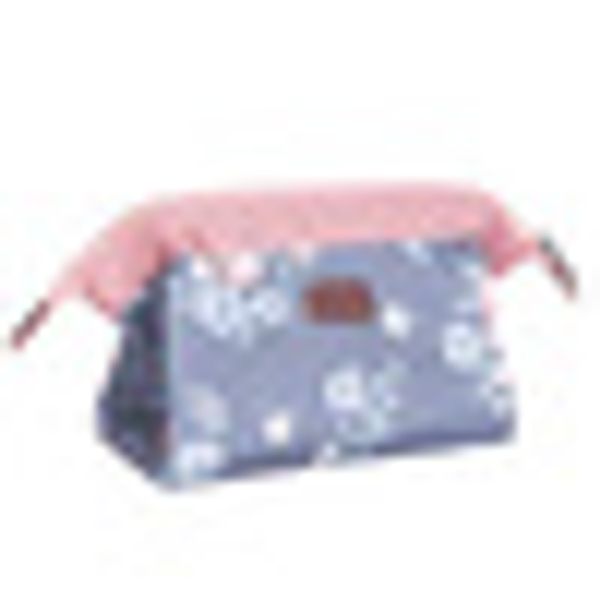 

new portable travel cosmetic bags for women wash toiletry organizer print makeup case cosmetic bag storage pouch #20