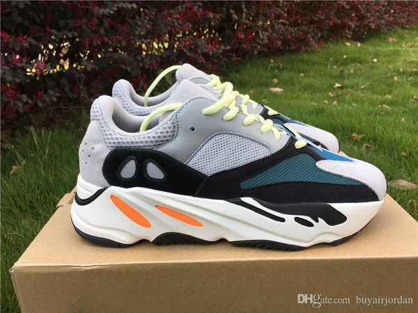 

2019 wholesale 700 runner kanye west mauve wave mens women athletic 700s sports running sneakers designer shoes