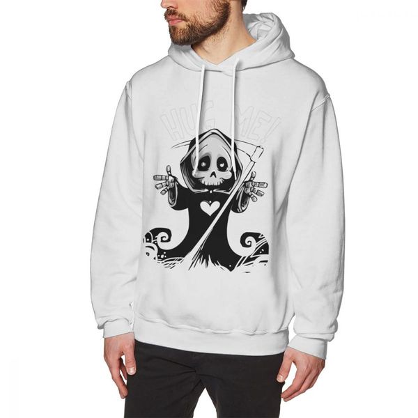 

reaper hoodie hug me hoodies men blue pullover hoodie cotton over size long length cool autumn loose hoodies, Black