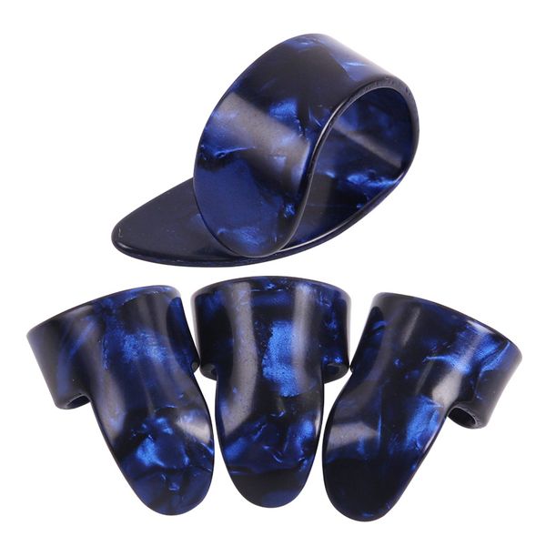 

4pcs/set thumb finger guitar picks guitar plectrums sheath for acoustic electric bass guitar iron box package