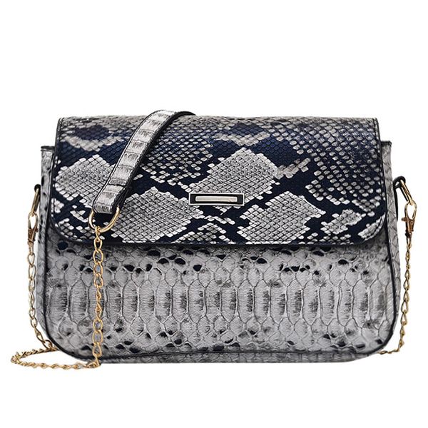 

women's fashion snakeskin pattern shoulder bag casual shoulder bag messenger