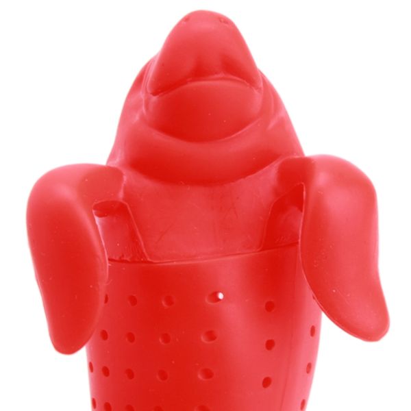 

1 food grade silicone cartoon tea maker dolphin tea leak silicone injector tea strainer other dinnerware