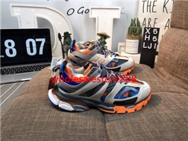 

hococal white track sneaker triple s shoes mens designer shoes women casual shoes luxury track 3.0 triple s sneaker lace-up low chaussur, Black