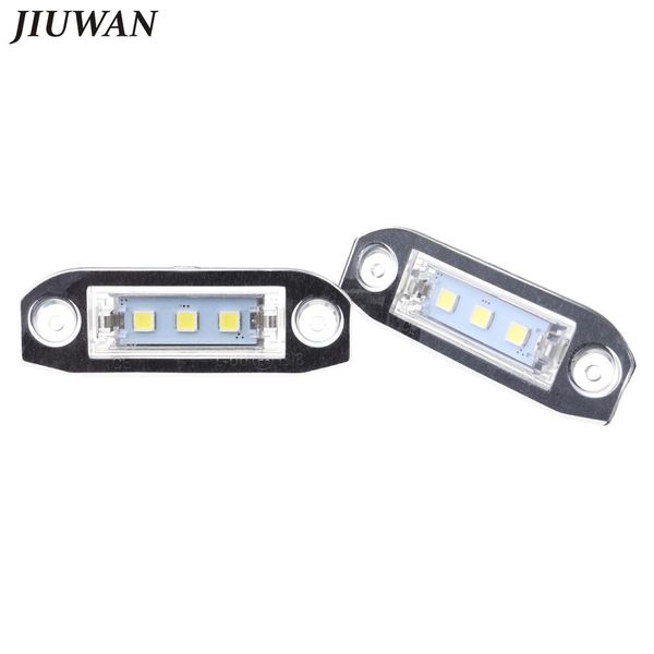 

jiuwan 1 pair car led number license plate light 12v auto white highlight lamp for c30 s40 s60 s80 v50 v70 cx60 cx70 cx90