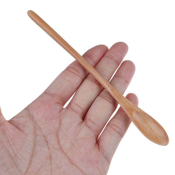 

1pc 15.5cm wooden spoon for cooking honey spoon server tea coffee stirring spoon kitchen accessories fast shipping