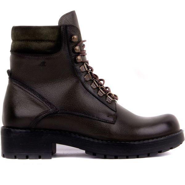 

sail lakers-green women leather boots, Black