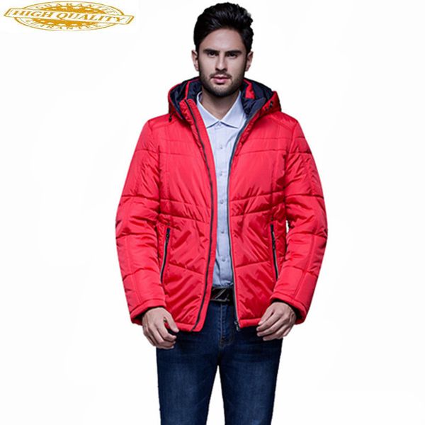 

casaco masculino inverno men winter jacket thick parkas european and american casual winter jackets mens parkas wxf018, Black