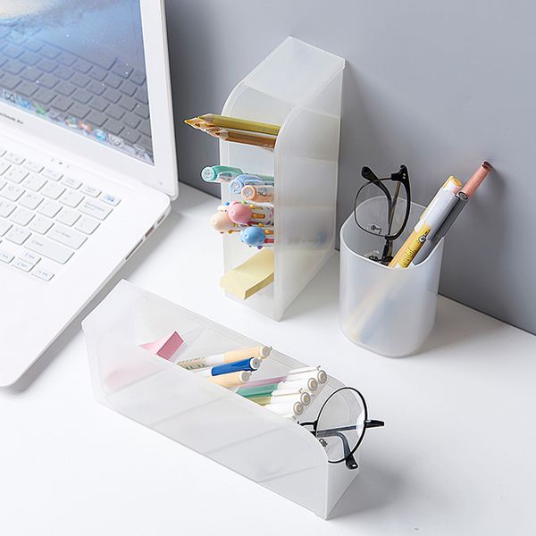 

bakingchef multi-function 4 grids deskstorage box office pencil pen stationery holder rack jewelry container organizer case
