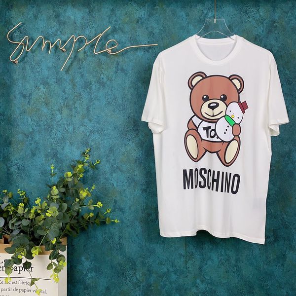 

2020ss весной и летом новый высококачественный хлопок печати короткий рукав круглый шею панель t-shirt размер: -l-xl-xxl-xxxl цвет: черный, White;black