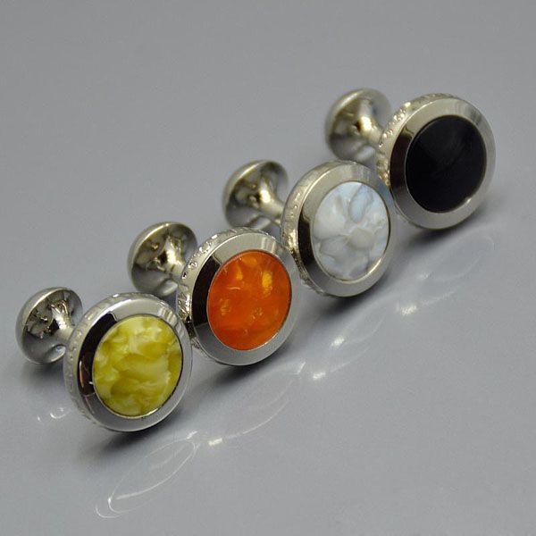 

цена промотирования классический серебряный мужчины рубашки запонки тонкой медной роскоши запонки для подарка дня рождения (без коробки) шля, Silver