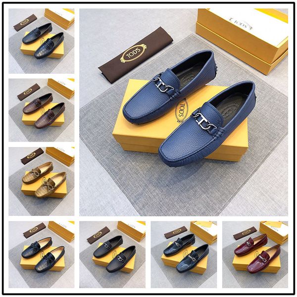 

men's casual shoes british style moccasins genuine leather flats zapatos hombre loafers footwear men winter&sping chaussures, Black