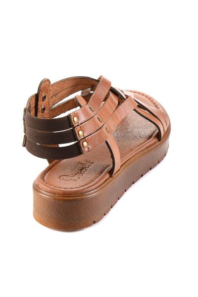 

Bambi Genuine Leather Tan Women 'S Sandals H0529030503