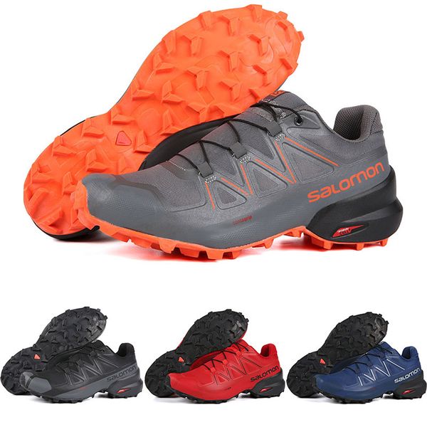 

Hot Salomon Speedcross 5 CS mens women Running Shoes top quality mens trainers Waterproof Athletic jogging hiking sports Sneakers