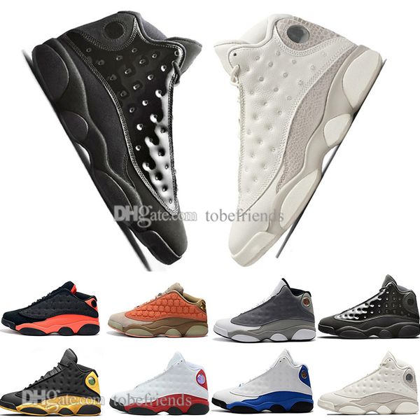 

with box 13 13s cap and gown terracotta blush mens basketball shoes cat black infrared flints bred men sports sneakers designer