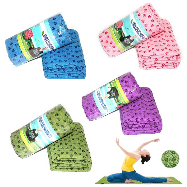 

yoga mat towel microfiber no-slip cover towels sweat absorbent soft 183*63cm
