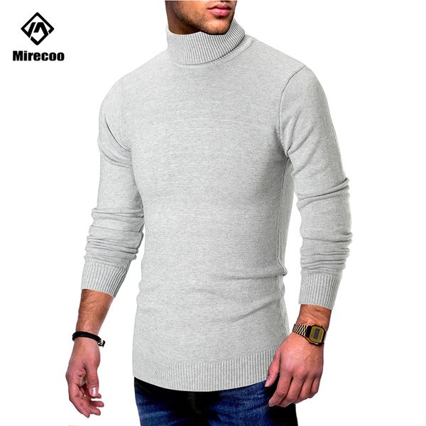 

mirecoo мужской свитер мужская водолазка сплошной цвет повседневный свитер slim fit brand трикотажные пуловеры зимы осени 2019, White;black