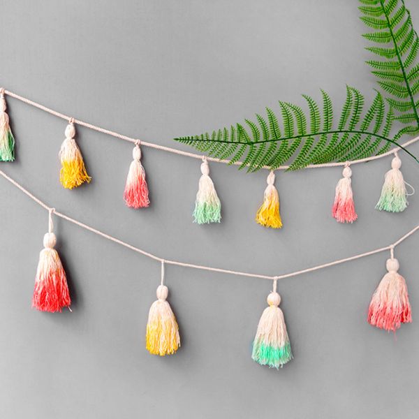 

creative tassel garland decorative for mother day party baby shower 72inch