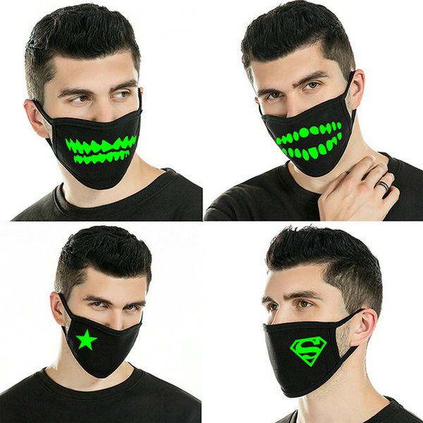 

glow masks 1pc fashion luminous mask dust mouth mask glow in the 1pc fashion deals usa dhseller xckaf