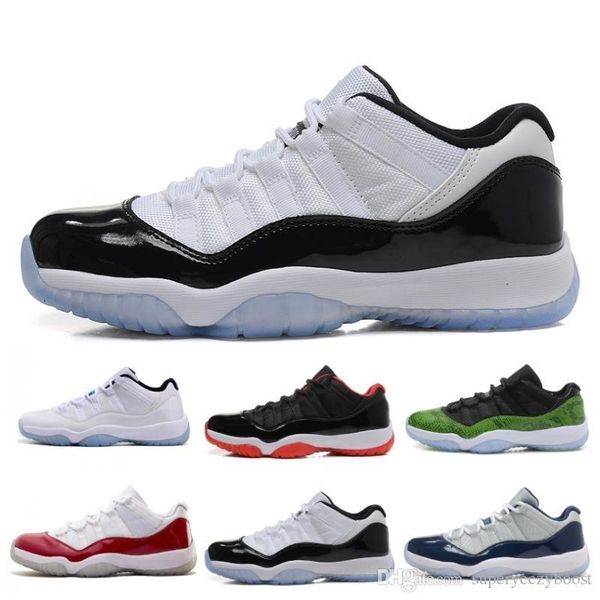 

wholesale 11 xi men low basketball shoes black stingray gym red chicago midnight navy space jams sports sneaker us 5.5-13