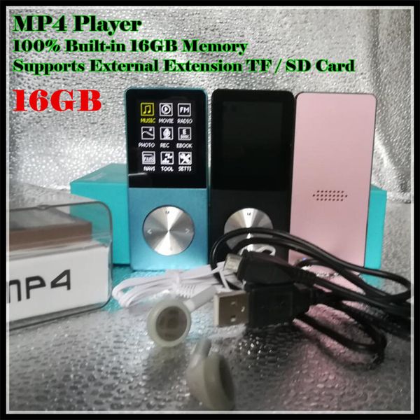 

sport music hifi mp3 mp4 player 100% built-in 16gb real memory 1.8" lcd media video game movie fm p viewer,with tf/sd slot