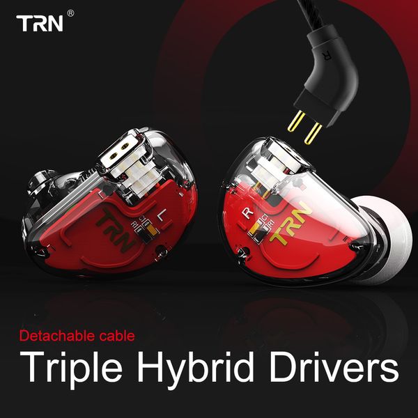 

TRN V30 1DD+2BA Hybrid In Ear Earphone HIFI DJ Monitor Running Sport Earphone Earplug Headset With 2PIN Detachable TRN V20/V80