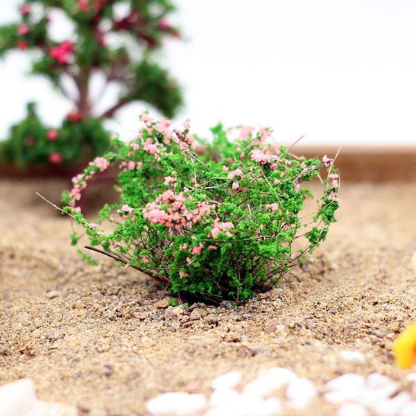 Großhandel- künstliche busch blume miniatur fee garten hause häuser dekoration mini handwerk micro landschaftsbau dekor dyy zubehör