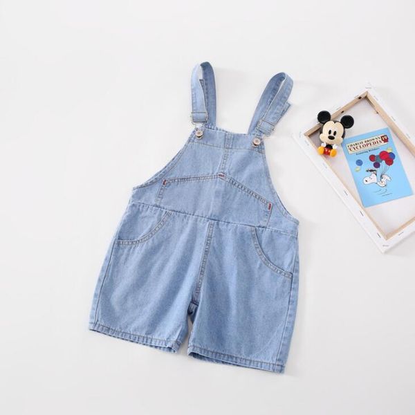 

2020 новые девушки денима комбинезон летняя мода для девочек шорты 1-6t qa639, Blue