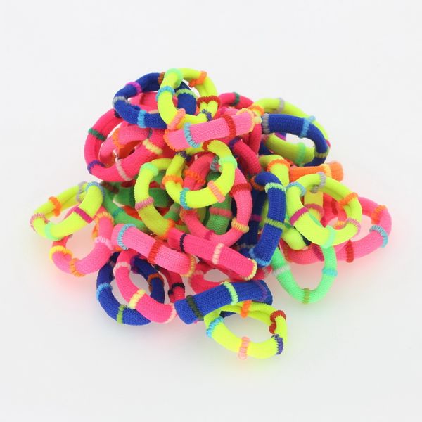 

girls elastic hair accessories for kids black white rubber band ponytail holder gum for hair ties scrunchies haarband cinta pelo, Slivery;white