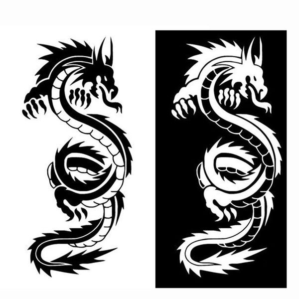 

1pc chinese mythical dragon creative car styling decorative vinyl car sticker