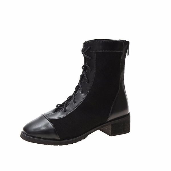 

leather women boots black casual shoes winter brand women motorcycle leather boots 2019 low heel ankle soft s11-04